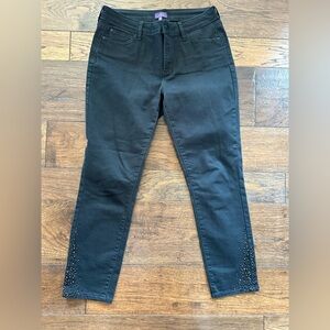NYDJ Black Embellished Women's Jeans- size 8